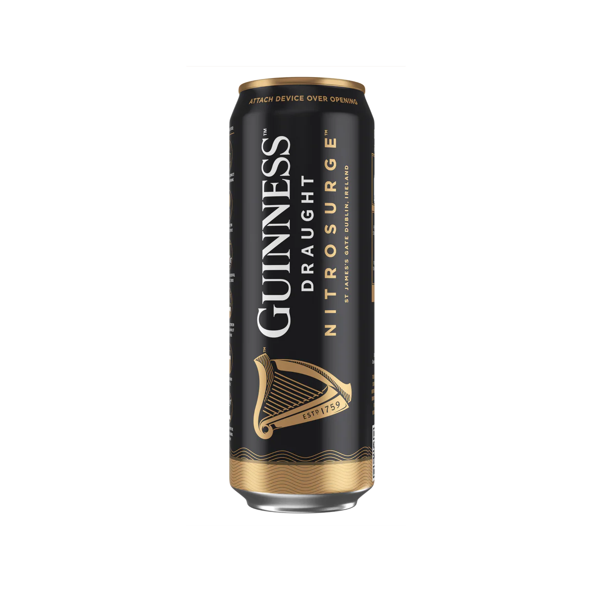 GUINNESS DRAUGHT NITROSURGE SINGLE CAN 558ml - Image 2